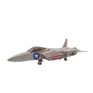 VTG 1985 Bandai Super GoBots Leader-1 F-15 Eagle Jet 7" Figure Incomplete